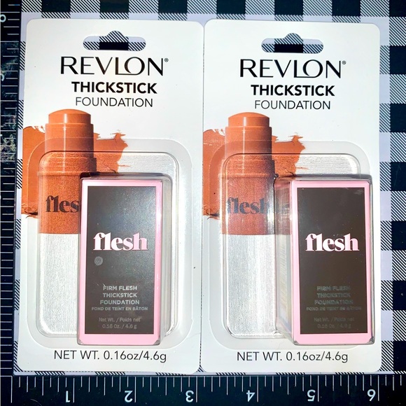 Revlon Other - Lot of 2 Revlon Thickstick flesh Foundation Shade: 01 Froth .16 Oz net wt each